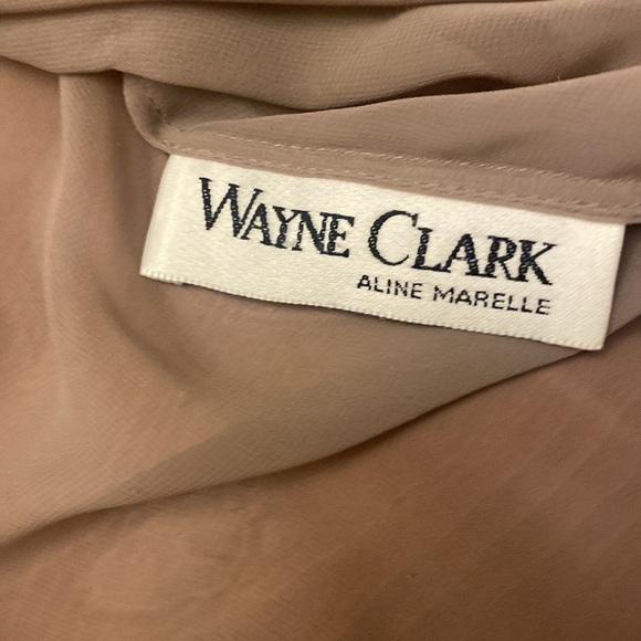 Wayne Clark Small Sheer Blouse Jacket Vintage Chiffon Lace - Picture 3 of 8